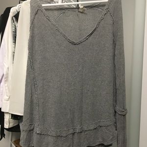 Free People long sleeve sweater (black)